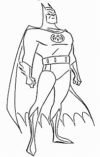 desenhos para imprimir e colorir do Batman