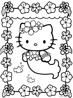 desenhos para imprimir e colorir da Hello kitty