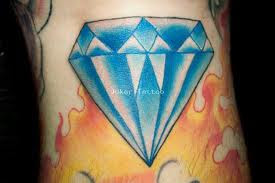 tatuagem de diamante 